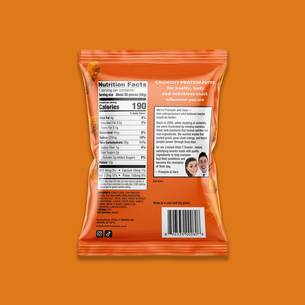 Protein Super Puffs - BBQ