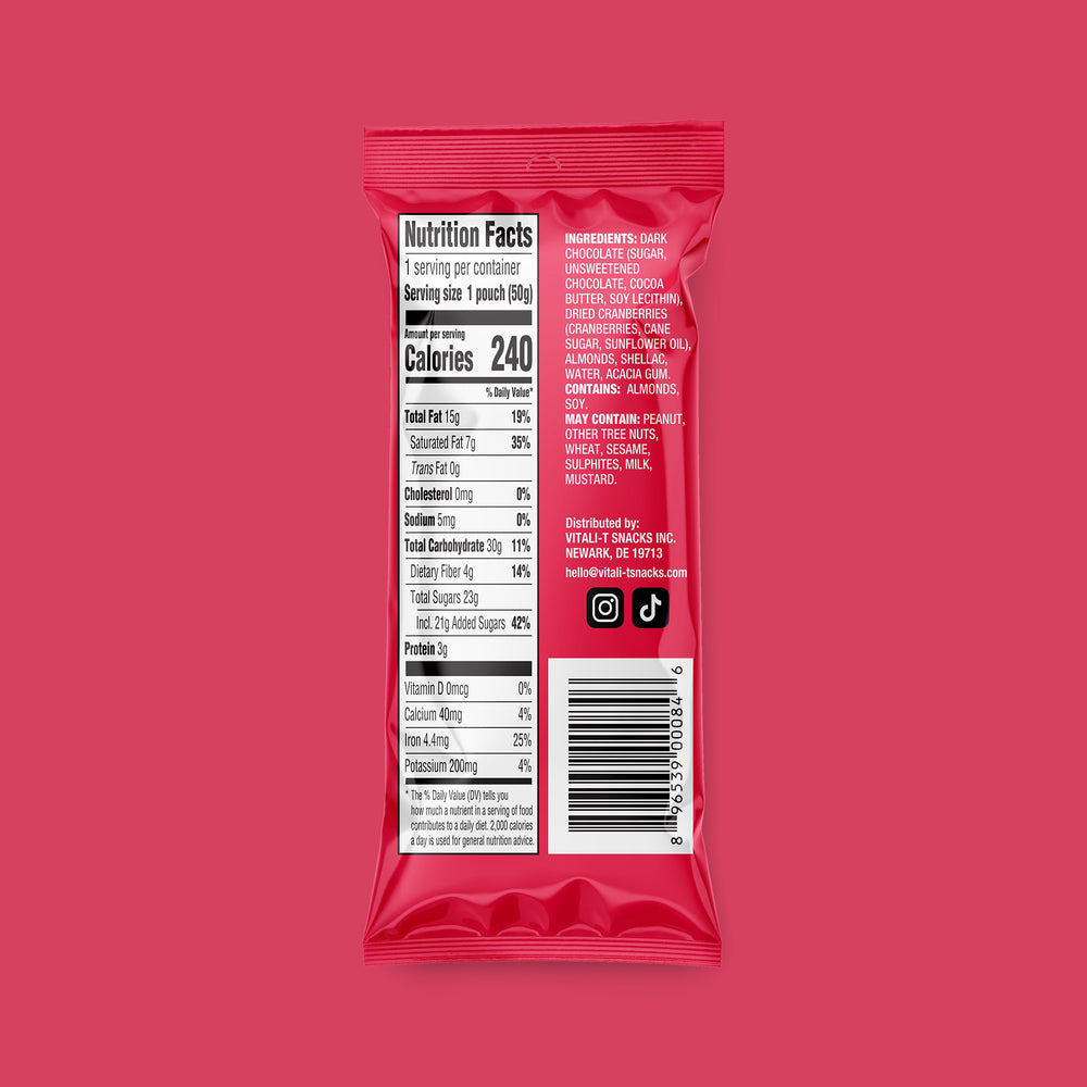 Dark Chocolate Cranberry Almond Mix