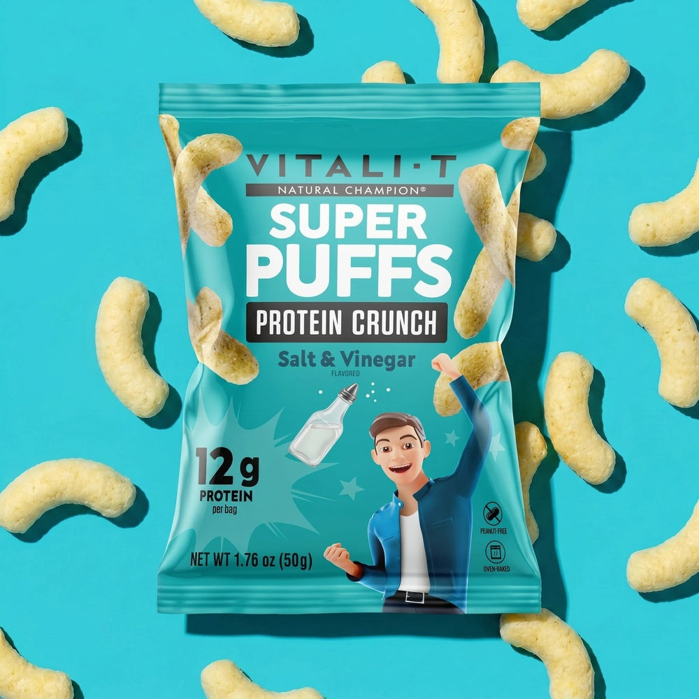 Protein Super Puffs - Salt & Vinegar